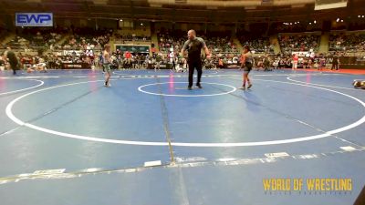 58 lbs Round Of 16 - Javier Sanchez III, Southwest Stallions Wrestling Club vs Taze Daniels, Chagolla Trained