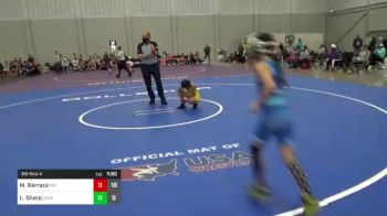 65 lbs Rr Rnd 4 - Miyera Barraza, New Mexico vs Leena Sharp, Oregon Womens