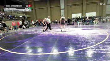 126 lbs Cons. Round 4 - Josh Bergkamp, Dowling Catholic vs Kosta Hatzigeorgiou, Christian Brothers College