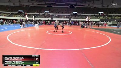 Rookie 3-5 64 Cons. Semi - Cooper Crittenden, Guerrilla Wrestling (GWA) vs Paxton Pennewell, Smithfield Youth Wrestling