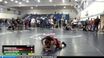106 lbs 3rd Place Match - Dienekes Kylis, Wine Country Wrestling Academy vs Solomon Resnick, Big Kat Wrestling & Judo