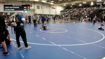78-86 lbs 7th Place Match - Rylee Gabel, Pikes Peak Warriors Wrestling vs Remy Matthiessen, Hawks Wrestling Club (Lincoln)