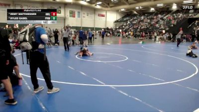 78-86 lbs 7th Place Match - Rylee Gabel, Pikes Peak Warriors Wrestling vs Remy Matthiessen, Hawks Wrestling Club (Lincoln)