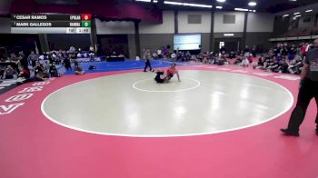 190 lbs 1st Place Match - Mark Gallegos, Canyon Randall vs Cesar Ramos, El Paso Bel Air