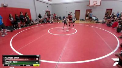 105 lbs Round 3 (8 Team) - Markess Byrd, Panhandle Regional Training Center vs Hayden Ross, 208 Elite