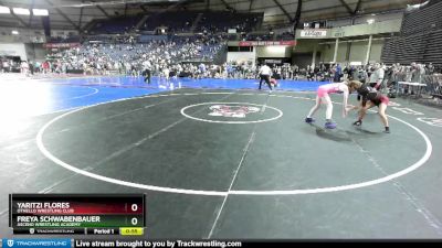 121 lbs Cons. Round 2 - Freya Schwabenbauer, Ascend Wrestling Academy vs Yaritzi Flores, Othello Wrestling Club