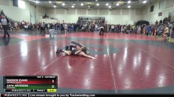 95 lbs Quarterfinal - Maddox Evans, Brandon Valley vs Zayn Arvidson, Panthers