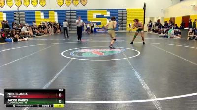 190 lbs Quarterfinals (8 Team) - Nick Blanca, Lincoln vs Jacob Parks, Fleming Island