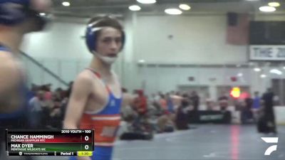 100 lbs Cons. Round 4 - Chance Hammingh, Michigan Grappler RTC vs Max Dyer, Montague Wildcats WC