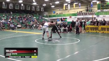 215 lbs Champ. Round 2 - Ben Sawaya, Perrysburg vs Chase White, Madison
