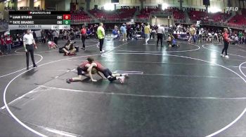 75 lbs Cons. Round 4 - Tate Brabec, Cavalry Wrestling Club vs Liam Stuhr, Cavalry Wrestling Club
