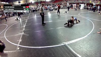 70 lbs Semifinal - Kyler Meese, Hawks Wrestling Club (Lincoln) vs Coy Nielsen, The Best Wrestler