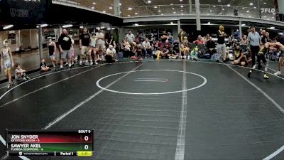 84 lbs Round 3 (8 Team) - Sawyer Akel, Florida Scorpions vs Jon Snyder, Keystone Krush