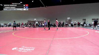 155 lbs Cons. Round 2 - Diego Perea, NM vs Kasen Calderon, NM