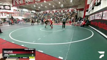 195 lbs Cons. Round 4 - Uriel Garibay, Rubidoux vs Kai Lucas, Redondo Union