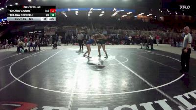 125 lbs 1st Place Match - Kiaana Gavere, Pace vs Milana Borrelli, Venice