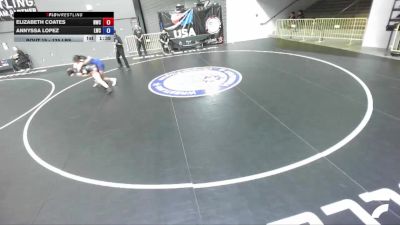 135 lbs Champ. Round 1 - Elizabeth Coates, Nomad Wrestling Club vs Annyssa Lopez, Legacy Wrestling Center