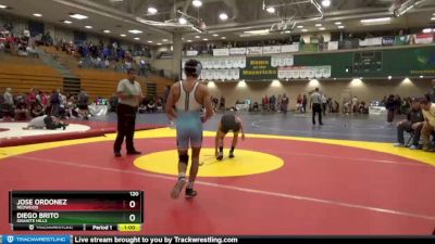 120 lbs Cons. Round 4 - Cristoforo Martinez, Del Norte vs Kennan Murray, Los Alamitos