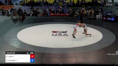 120 lbs Cons 64 #2 - Remington Judd, AZ vs Kaden Costigan, AK