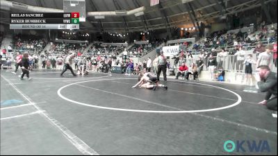 80 lbs Consi Of 16 #2 - Haskell Hertz, Warner Eagles Youth Wrestling vs Alan Kinsman, Duncan Demon Wrestling