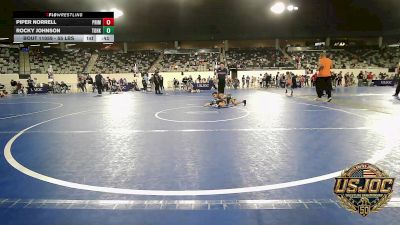 55 lbs Consi Of 8 #2 - Piper Norrell, Prime Wrestling vs Rocky Johnson, Team Of Hard Knox