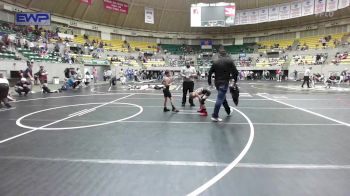 61 lbs Semifinal - Grayson Gillham, Team Conquer Wrestling vs Beckett Shepperd, Team Conquer Wrestling