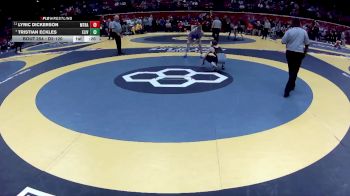 D2-120 lbs Cons. Round 3 - Tristian Eckles, East Liverpool vs Lyric Dickerson, Miami Trace