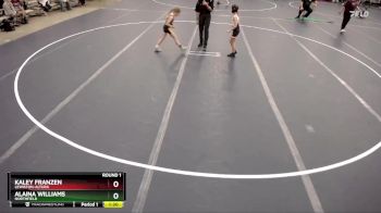 64 lbs Round 1 - Alaina Williams, Northfield vs Kaley Franzen, Lewiston-Altura