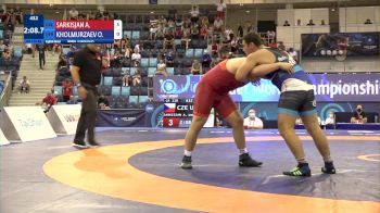 110 kg 1/8 Final - Artur Sarkisjan, Czech Republic vs Otabek Kholmurzaev, Uzbekistan