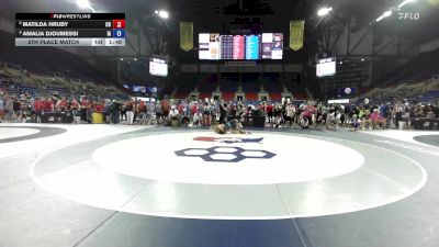 155 lbs 5th Place Match - Matilda Hruby, CO vs Amalia Djoumessi, IA