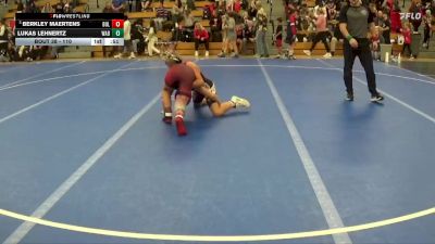 110 lbs Cons. Round 1 - Lukas Lehnertz, Wabasha-Kellogg-Alma-Pepin vs Berkley Maertens, Bold