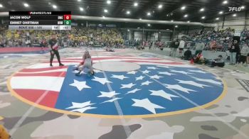 105 lbs Cons. Semi - Emmet Ohrtman, Westside Raider Wrestling vs Jacob Wolf, Dickinson Wrestling Club