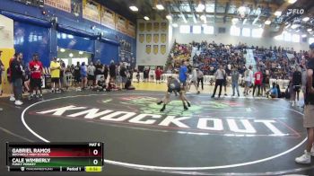 106 lbs Cons. Round 4 - Gabriel Ramos, Buchholz High School vs Cale Wimberly, Funky Monkey