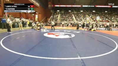 2A-138 lbs 5th Place Match - TJ Watkins, Tongue River vs Lance Axtell, Thermopolis