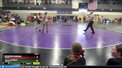 100 lbs Quarterfinal - Wynter Morgan, Marion vs Talia Engels, Linn-Mar