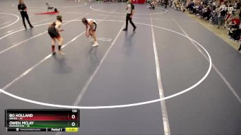 135 lbs Semis & 1st Wrestleback (8 Team) - Owen McLay, Farmington vs Bo Holland, NRHEG
