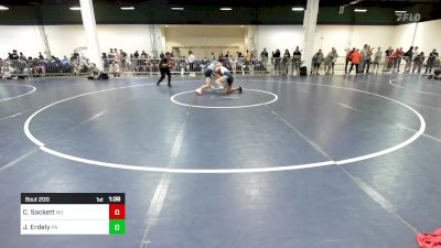 150 lbs Consi Of 64 #2 - Cole Sackett, MO vs Jonah Erdely, PA