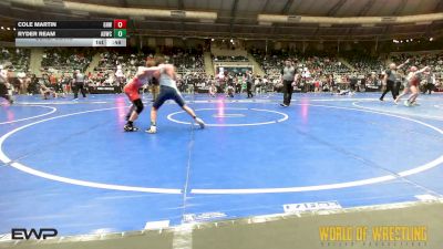 95 lbs Consolation - COLE MARTIN, Greater Heights Wrestling vs Ryder Ream, American Dream Wrestling Club