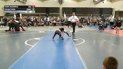 53 lbs Rr Rnd 2 - Enzo Mazzerle, Thunderstruck - K3 vs Dylan Yoon, RedNose Wrestling School - K3