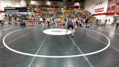 215 lbs Cons. Round 4 - Lukas Balfanz, Campbell County vs David McCoy, Evanston
