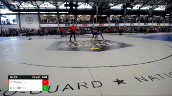 103-108 lbs Semifinal - Trey Boston, Demolition Wrestling Club vs Xavier Sonon-Hale, Team Mascoutah WC