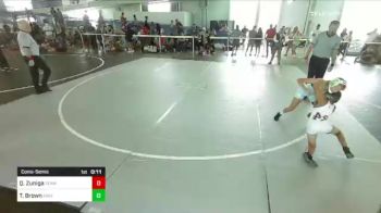 78 lbs Consolation - Quauhtli Zuniga, Team Aggression vs Tayler Brown, East Idaho Elite