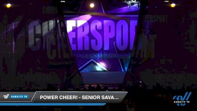 Power Cheer! - Senior Savag3 [2020 Senior Medium 3 D2 Day 2] 2020 CHEERSPORT National Cheerleading Championship