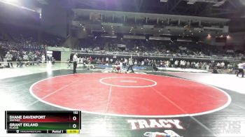 152 lbs Cons. Round 4 - Grant Ekland, Placer vs Shane Davenport, Whitney
