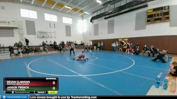 115 lbs Semifinal - Jaxson French, Cody Middle School vs Devan Clawson, Riverton Middle School