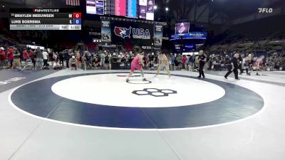 215 lbs Cons. Sub-rd Of 32 - Braylen Meeuwsen, MI vs Luke Boersma, IL