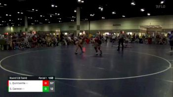 110 lbs Round 5 (6 Team) - Sydney Cannon, Charlie`s Angels-IL Blk vs Lilly Quintanilla, Wyoming