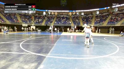 60 lbs Quarterfinal - Logan Ritchey, Central York vs Kaison Deats, Wilkes Barre