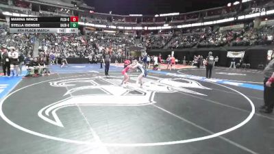G105-5A 5th Place Match - Stella Isensee, Sand Creek Girls vs Marina Wince, Ponderosa Girls