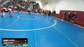 138 lbs Cons. Round 2 - Wendell Hunolt, Evanston vs Cyrus Tolman, Star Valley